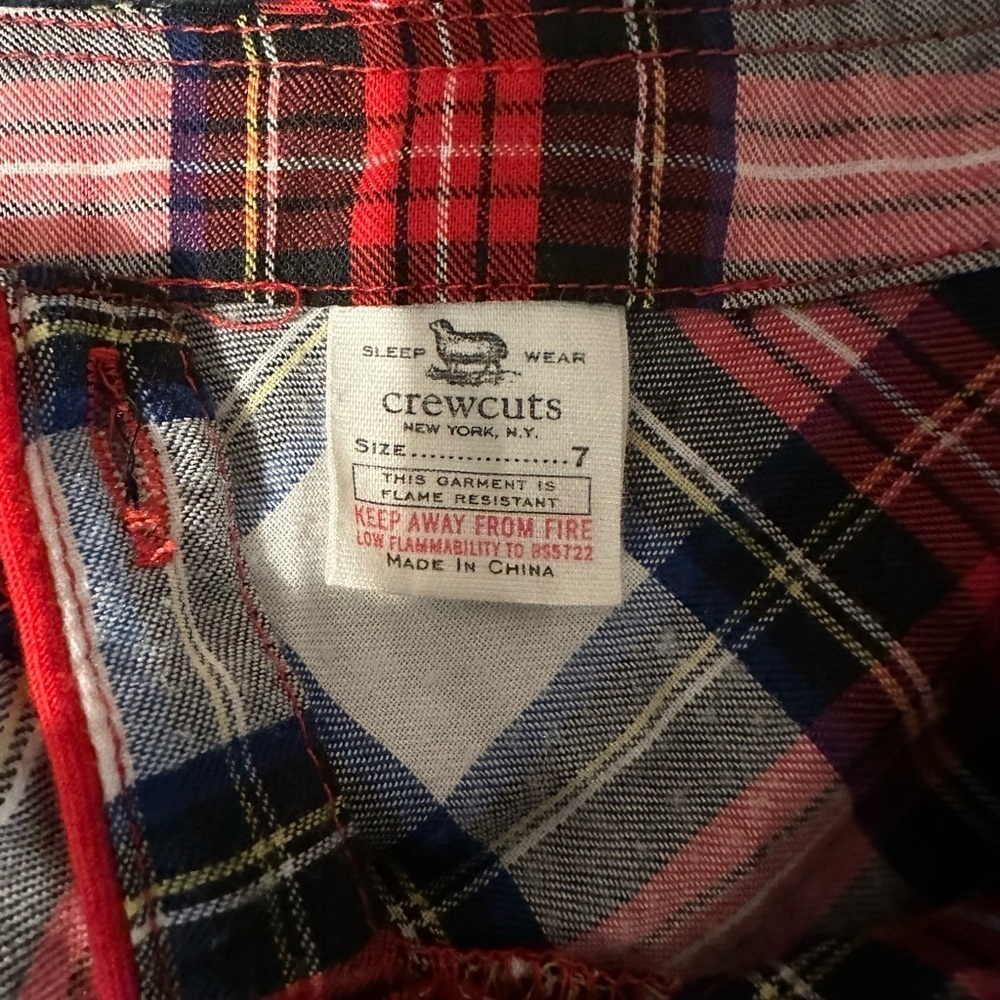 Girls Crewcuts Plaid Pajamas - Picture 2 of 3
